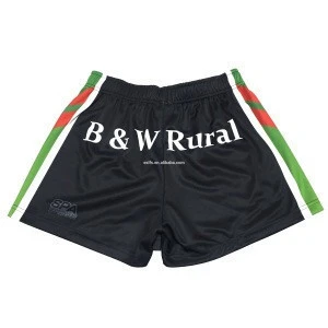 custom designs sweat rugby shorts single fabric breathable rugby jersey plus size