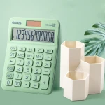 Custom dual display calculator for accounting