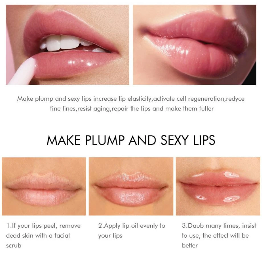 Custom lipgloss vegan clear lip gloss plumper private label nude lip plumper
