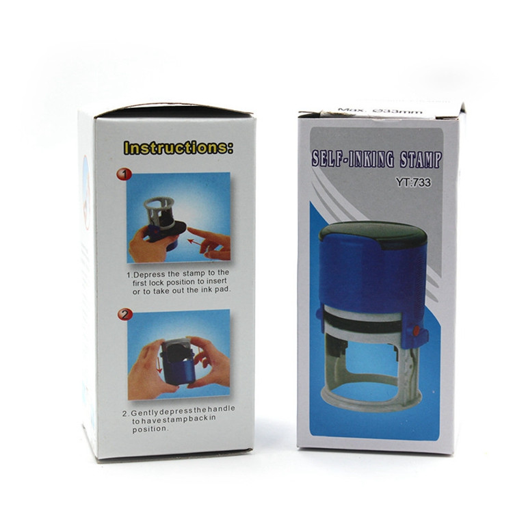 Buy Custom Logo Design Personalize Self-inking Stamper For Card Office ...