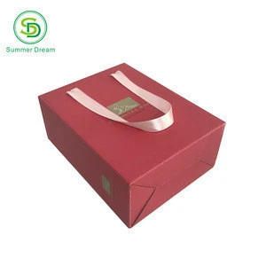 custom logo printed pink cardboard shoe box for boots
