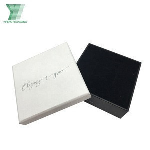 Buy Custom Luxury Square Packaging Jewelry Box With Silvery Stamping ...
