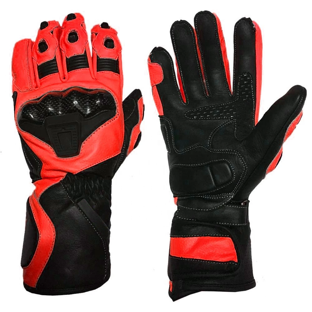 Custom Made Motorcycle Motorbike Racing Leather Gloves