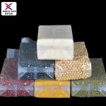 Custom printed high quality500G laminated plastic transparent vacuum bag