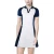 Import Custom printed logo ladies tennis skirt V-neck golf dress from China