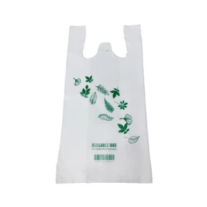 Custom Printed T-shirt Plastic Bag  HDPE LDPE T shirt Bags for Shopping