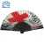 Import Custom small quantity promotional folding nylon bamboo hand fan for event and party supplies from China