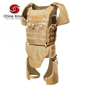 Custom UAE full body armor bulletproof vest concealable lightweight shoulder leg groin protector level 4 bullet proof vest