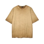 Custom Vintage T-shirt 230g 250g T-shirt Oversize Men Acid Wash T- shirt DTG Print Streetwear Acid Wash T-shirt