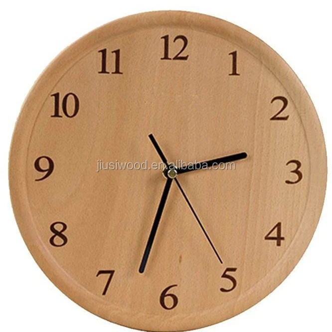 Custom wooden wall clock