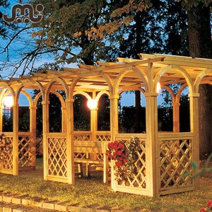 Customize traditional romantic wooden wedding pavilion