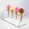 Customized Acrylic Display Stand for Ice Cream Cone