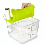 Customized Collapsible Silicone Lid for Sous Vide Container and Slow Cooker