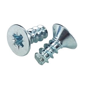 Customized countersunk flat head machine screw PT forming thread M5 self tapping screw for plastic