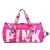 Import Customized logo large capacity pink duffle bags gym women waterproof sports travel bag from China