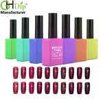 customized new design painting popular gel nail colors uv gel