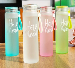 Customized Printed Double Walled Insulated Thermo Gym Drinking Glass Water Bottles