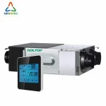 DC motor 220-240V heat recovery home ventilation 800 CMH air-to-air ventilator