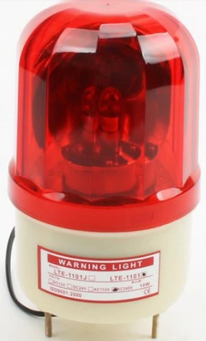 DC12V/24V Red Yellow Green Blue Rotating Warning Light Lamp Warning Light Beacon for Industrial LTE-1101 indicator light