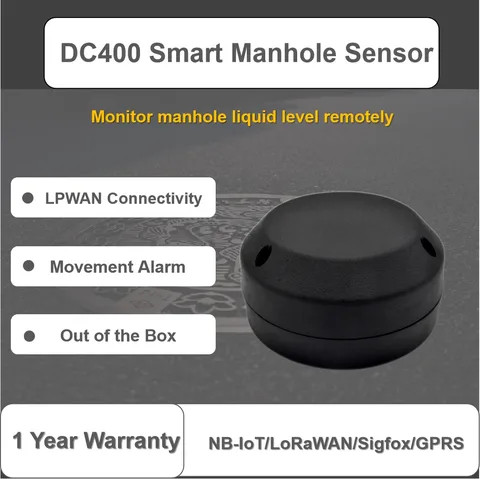 DC400 Manhole Sensor with Remote Monitoring iot sensors