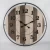 Import Decoration Round Shape Wooden Wall Clock Antique Style Wall Clock from China