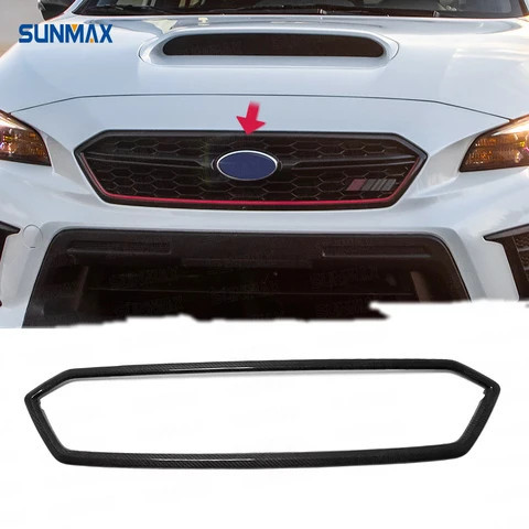Sunmax Auto Buy Decorative Stickers Car Styling Carbon Fiber Racing Grille Cover ...