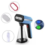detachable electric traveling clothing steamer Red Mini Handled Garment Steamer rapid warm-up