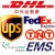 DHL UPS FEDEX TNT courier agent china freight forwarder  door to door service from china to USA Italy Germany France UK