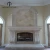 Import Dinning room double layer white marble fireplace mantel from China