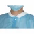 Import Disposable SMS 40GSM M Blue Lab Coat with Knit Collar and Cuff from China