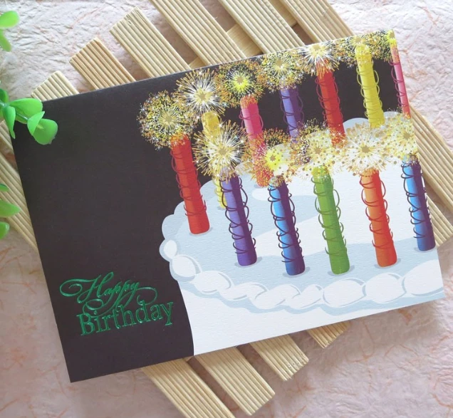 Diverse Styles Exquisite Workmanship Happy Birthday Greeting Card