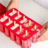 DIY 10 Cavity Frozen Ice Pop Maker Grid Ice Cream Box Silicone Popsicle Molds