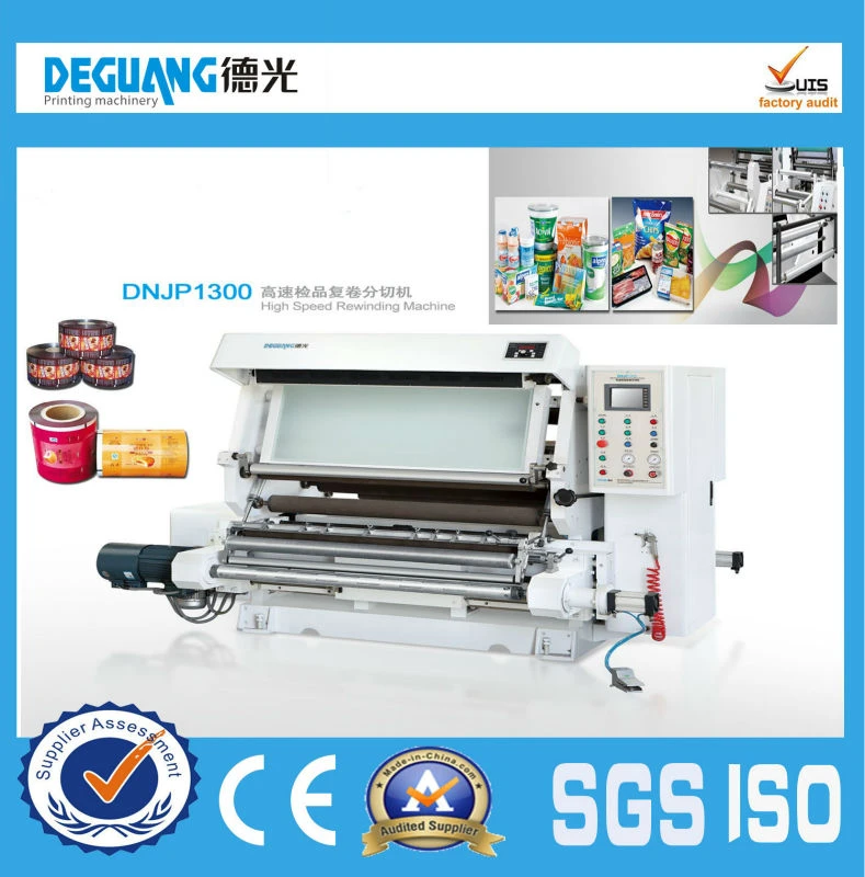 DNJP1300 Bopp plastic film Automatic Double Shaft Slitting Rewinding Machine,Rewinder Machine