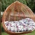 Import Double Seat  Hanging Egg  Swing Chair Outdoor Balcony Basket Rattan Chair Water Drop Swing Cradle Chair from China