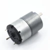 Double Shaft Low Rpm Auto Blind Gear Motor 12v GM33-520TB GM33-528TB GM33-3530-EN 71rpm 33mm gearbox with encoder 11ppr