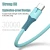 Import Durable 2M Length 3A fast charging flexible liquid silicone rubber micro usb type c phone charger cable from China