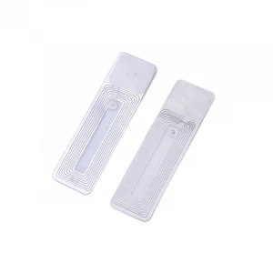 EAS Label 52*15 Transparent RF Tags for Security Alarm System 8.2 MHZ Soft Labels for Cosmetic and Retail Shops