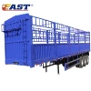 EAST 3 axle cargo food vegetables fruits animals container transport livestock open cargo flatbed stake fence semi trailer