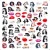 Import Easy Use 3d Nail Sticker Sexy Girl Nail Art Stickers Decoration Love Lips Nail Sticker from China