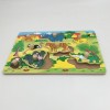 Educational customized forest animal peg puzzle