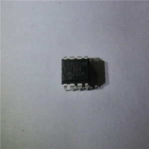 EEPROM Serial-I2C 16K-bit 8Block x 256 x 8 3.3V/5V 8-Pin PDIP Tube 24LC16B-IP Electronic component