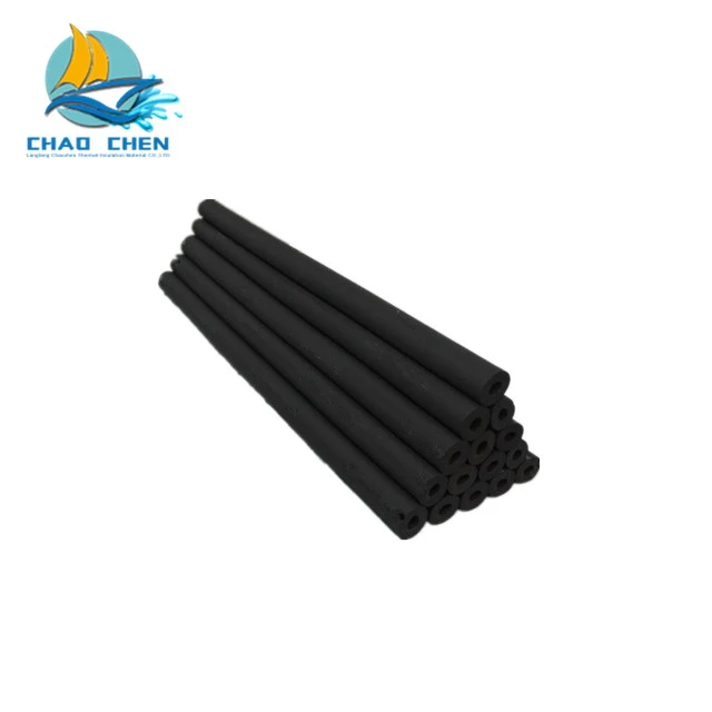 Elastomeric rubber foam plastic thermal insulation tube