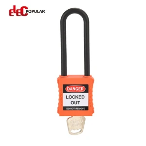 Elecpopular Industry Colorful 76mm Insulation Shackle Safety Nylon PA Padlock
