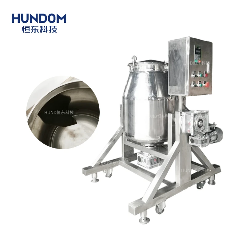 Electric 360 degree rotating drum powder mixer / stainless steel detergent powder mixing machine