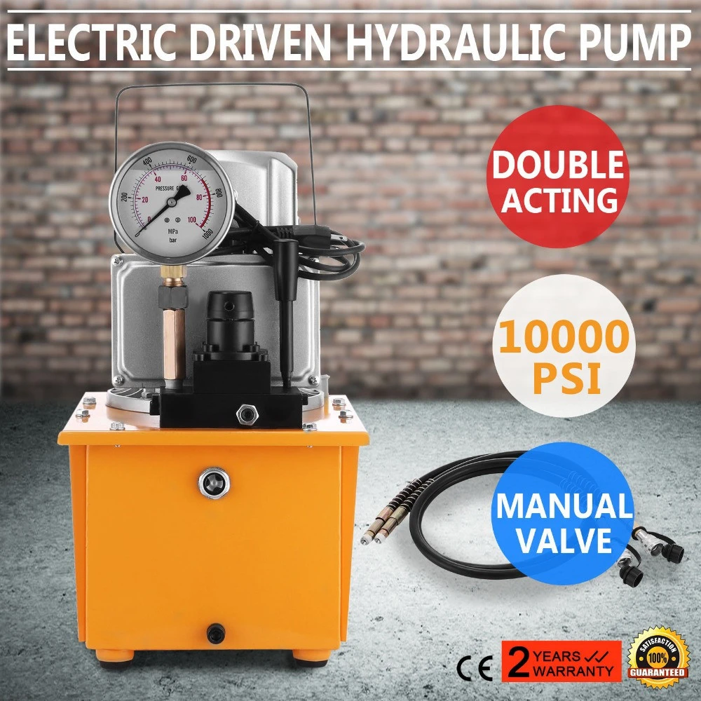 Electric Driven Hydraulic Pump, 10000 PSI (Double acting manual valve) DYB-63B-2