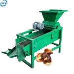 Electric oil tea nut soap nuts shelling machine Oil tea Seed nuts husking Sheller machine