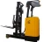 Import electric pallet truck and reach stacker forklift side loading 1 ton curtis controller standing electric reach  forklift from China