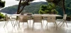 elegant simple white luxury dining room furniture set modern Dining Table Set Dining Table rope Chair Set