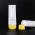 Empty Matte Black Soft Tubes Refillable Plastic Lotion Squeeze Cosmetic Packaging Cream Tube Flip Lids Container Toothpaste Tube