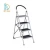 EN131 New Design 5Step  Big Round Tube Step Portable Folding Iron  Indoor Ladder with Handrail